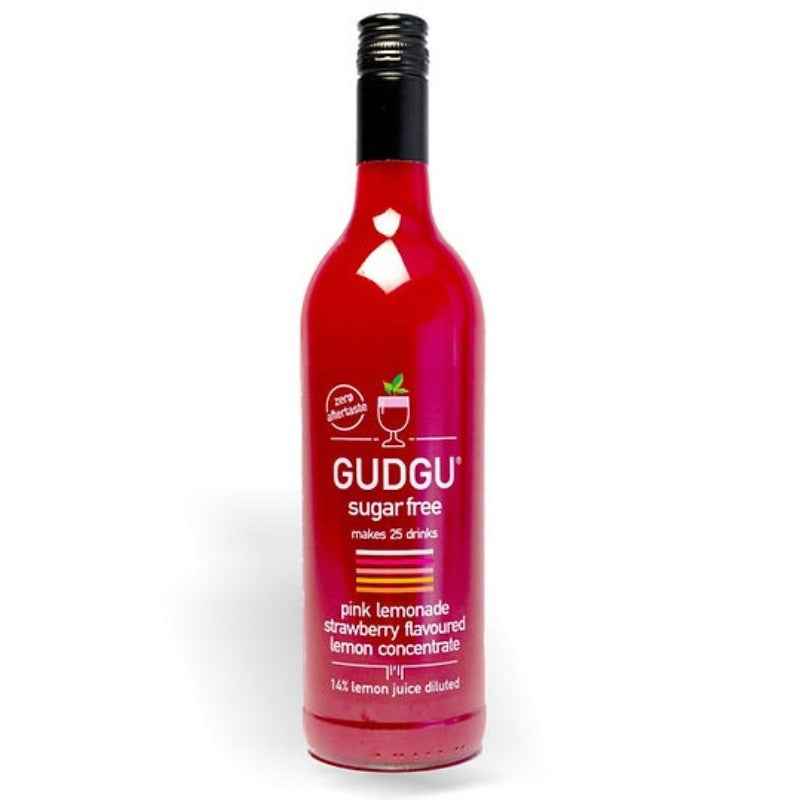 Gudgu Sugar Free Pink Lemonade Concentrate 750ml