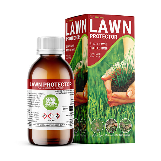 Lawn Protector bottle and packaging on a white background