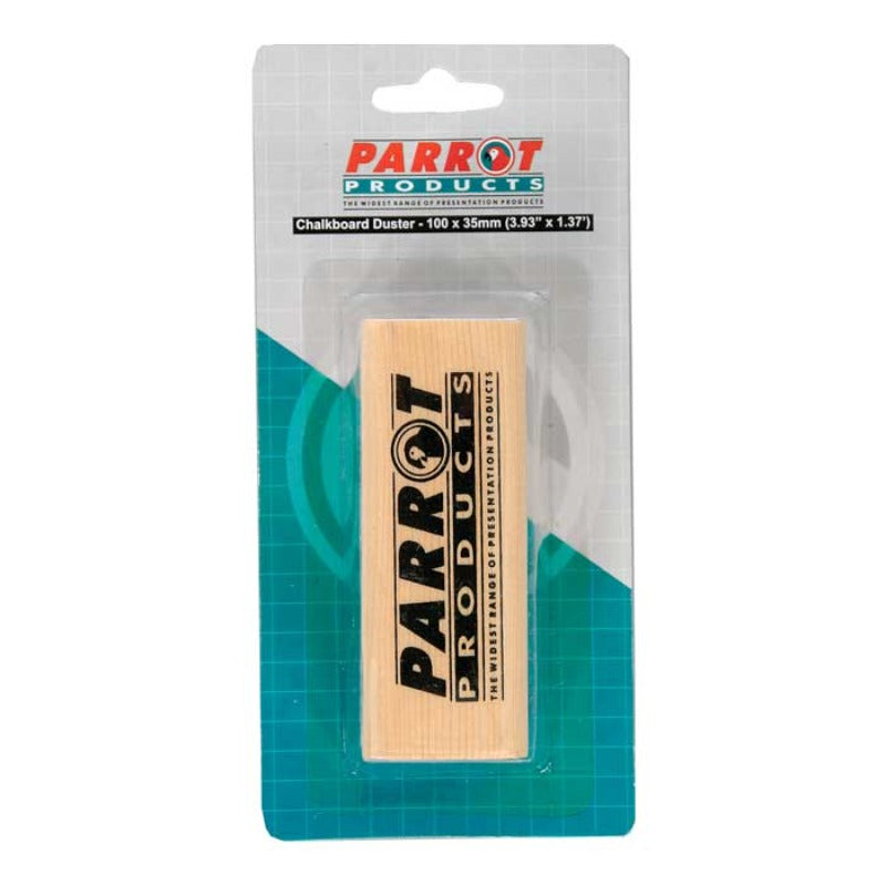 Parrot Wooden Chalkboard Duster