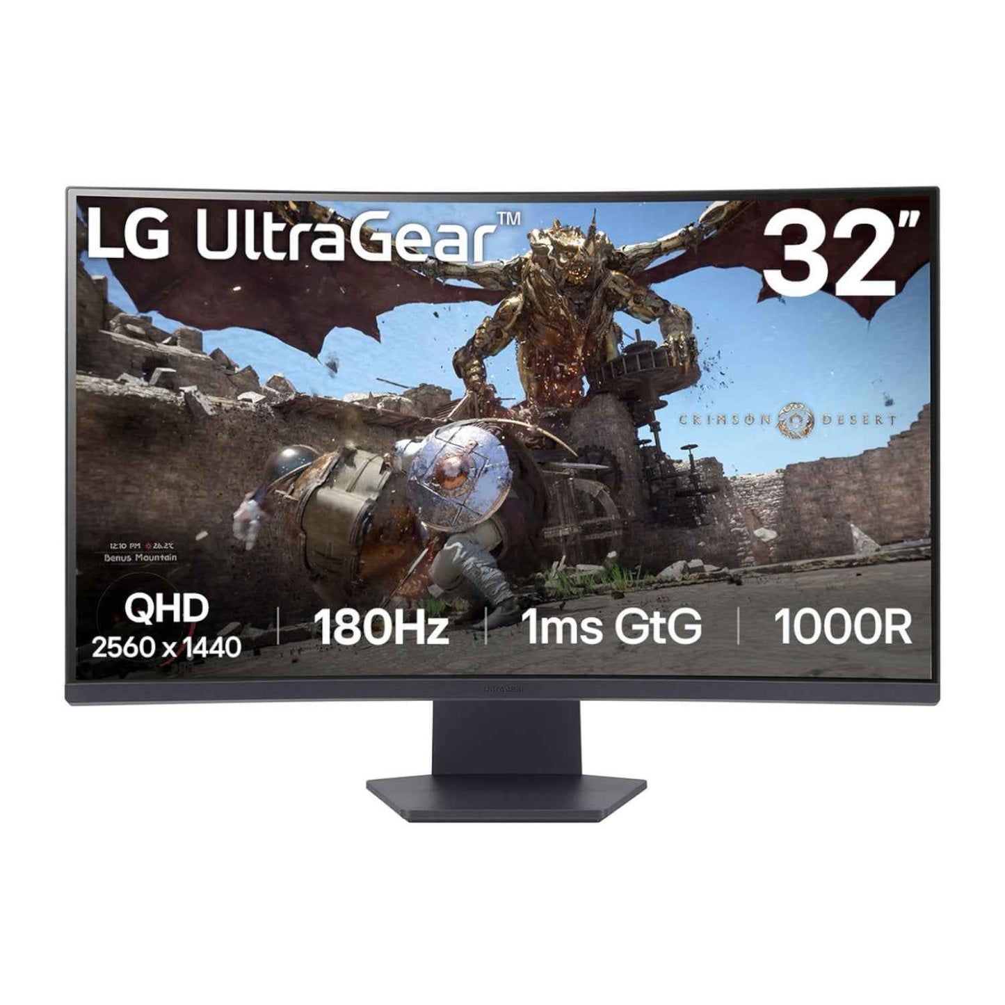 LG UltraGear 32" QHD VA Curved Gaming Monitor 180Hz 1ms