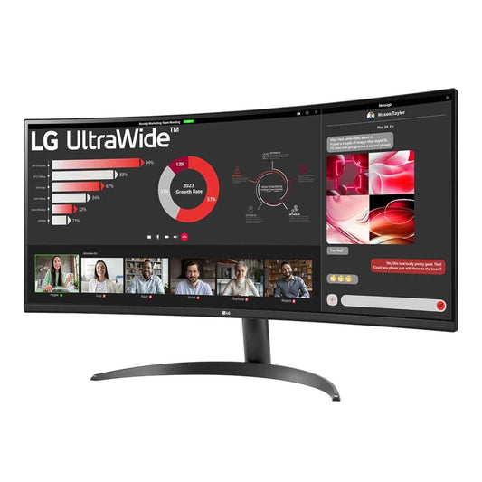 LG UltraWide 34" QHD VA Curved Monitor 100Hz