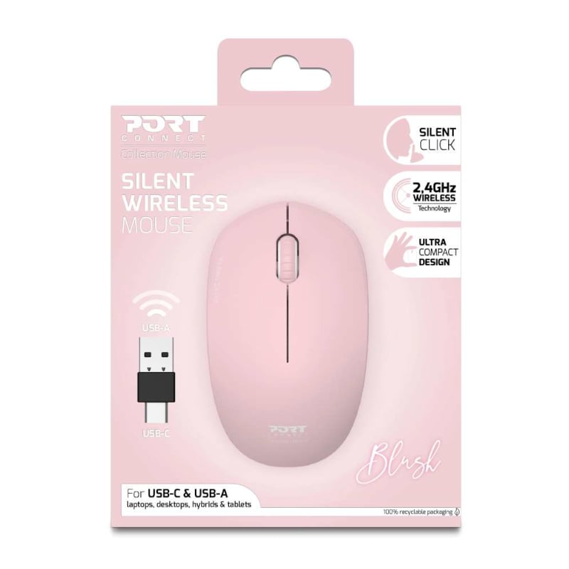 Port Connect Wireless Mouse