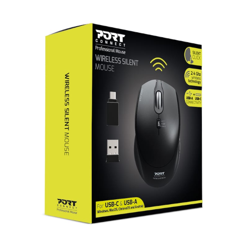 PORT Connect Silent Wireless Mouse