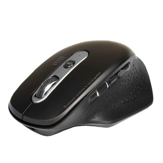 Port Connect Bluetooth Wireless and Rechargeable Executive Mouse Black