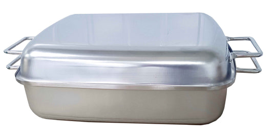 Afritrail Stainless Steel Double Roaster Large