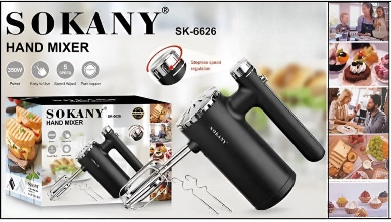 Sokany Electric Hand Mixer and Blender 350W