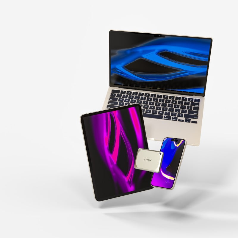 Crucial X9 Pro for Mac Type-C Portable SSD 1TB