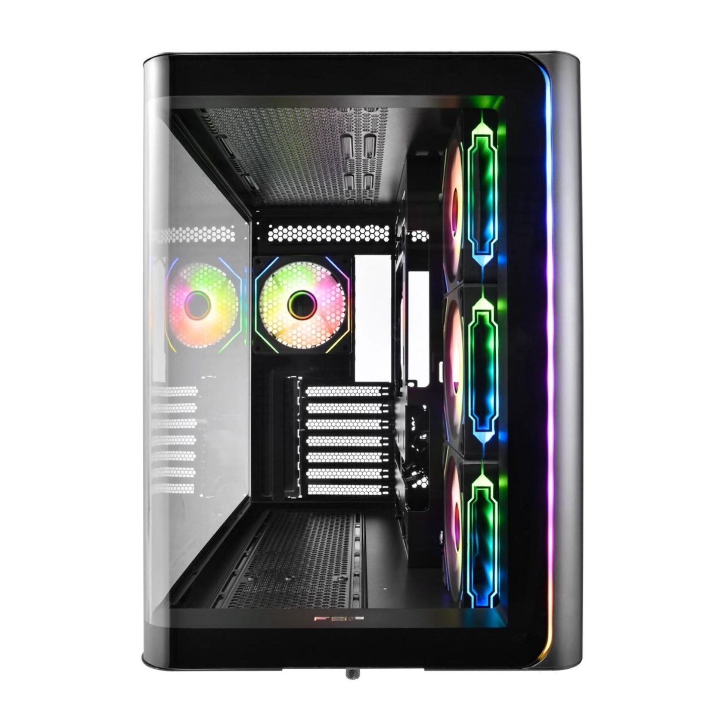 FSP M580 ARGB ATX Mid Tower Gaming Chassis - Black