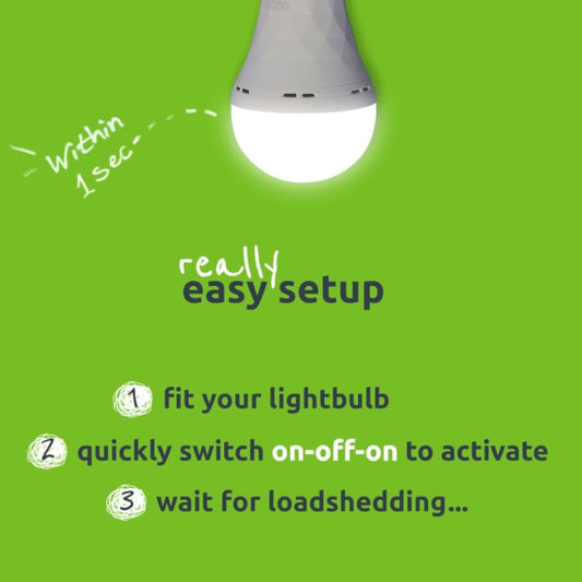 Gizzu Everglow Rechargeable Emergency LED Bulb