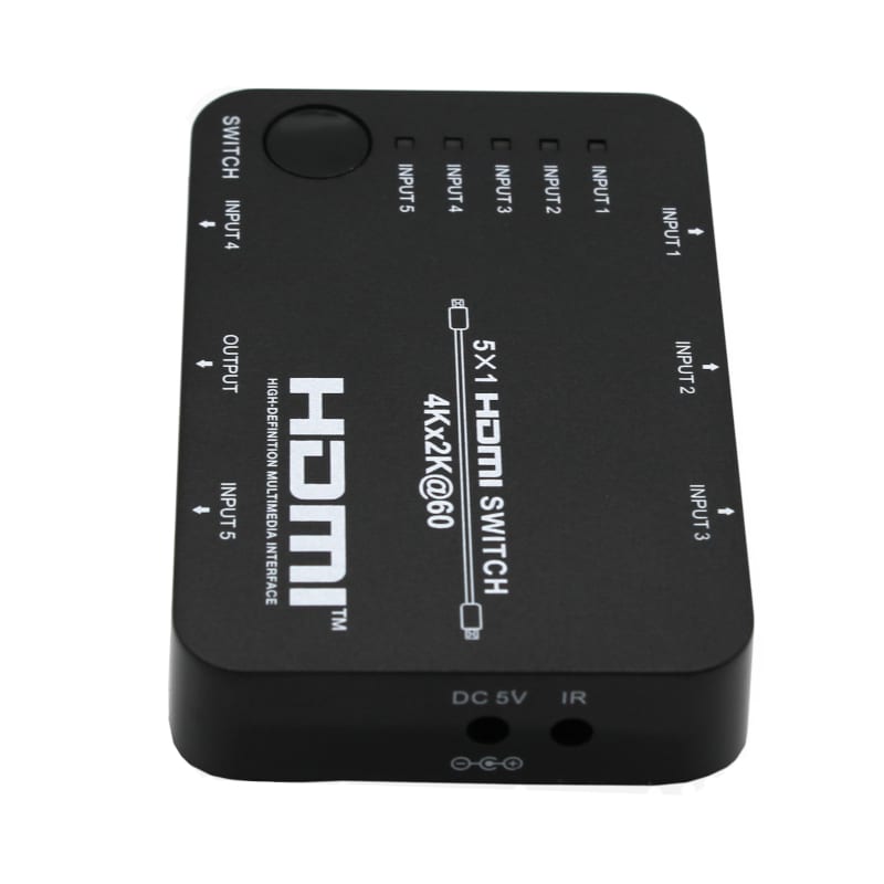HDCVT 5-Port HDMI Switch