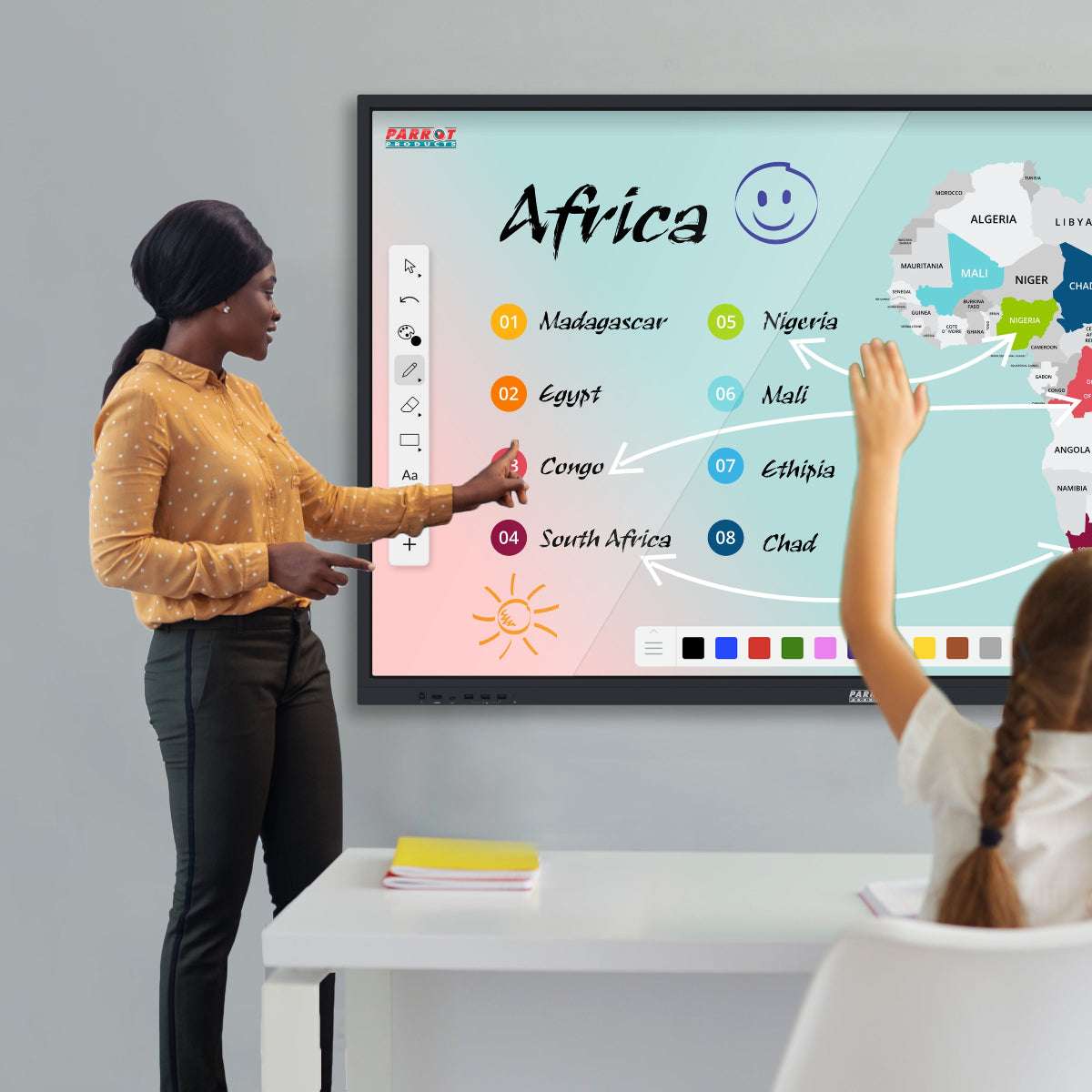 Parrot Interactive LED Touch Panel