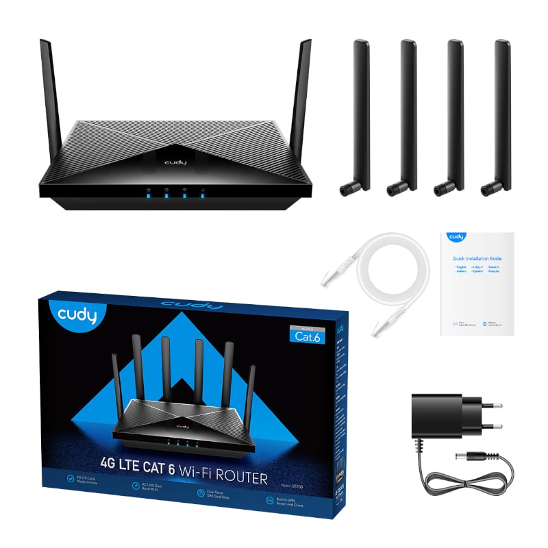 Cudy AC1200 4G LTE Cat6 Wi-Fi Gigabit Router