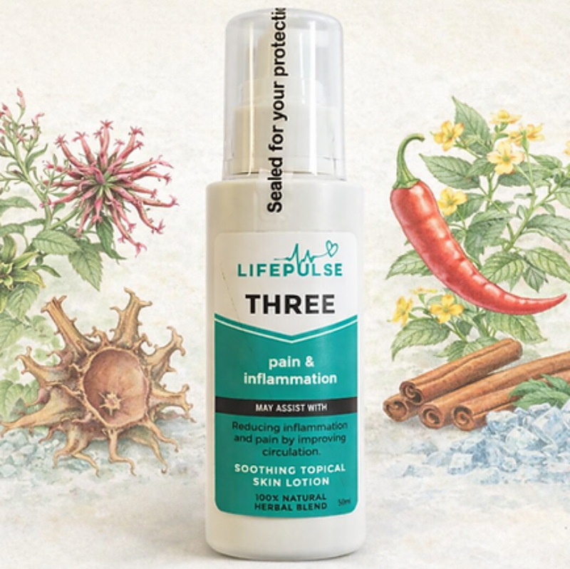 LifePulse Three Botanical Skin Lotion 50ml