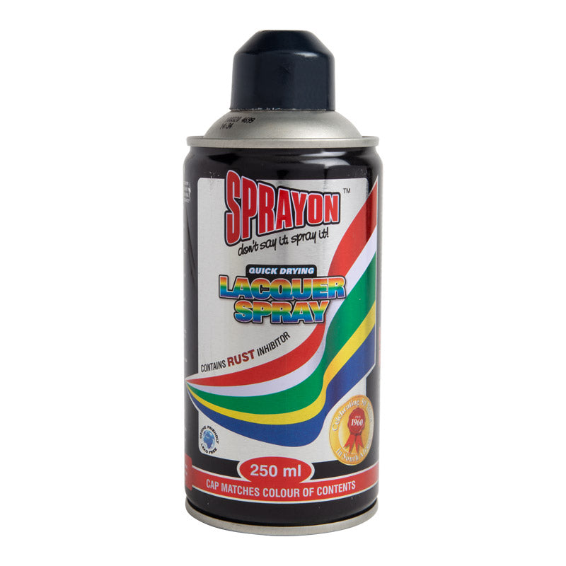 Sprayon lacquer spray can on a white background