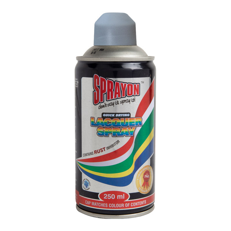 Sprayon lacquer spray can on a white background