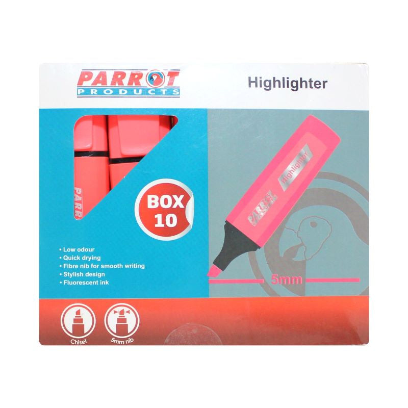 Parrot Highlighter Box