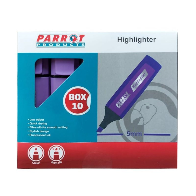 Parrot Highlighter Box