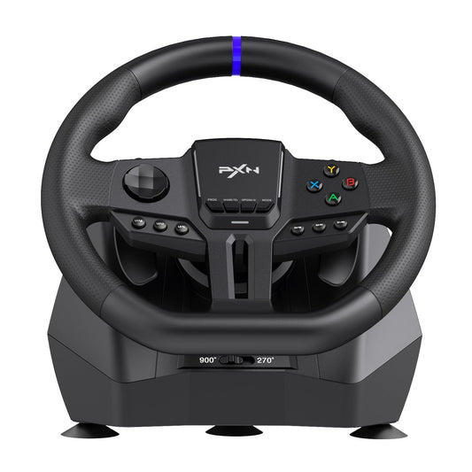 PXN gaming steering wheel on a white background