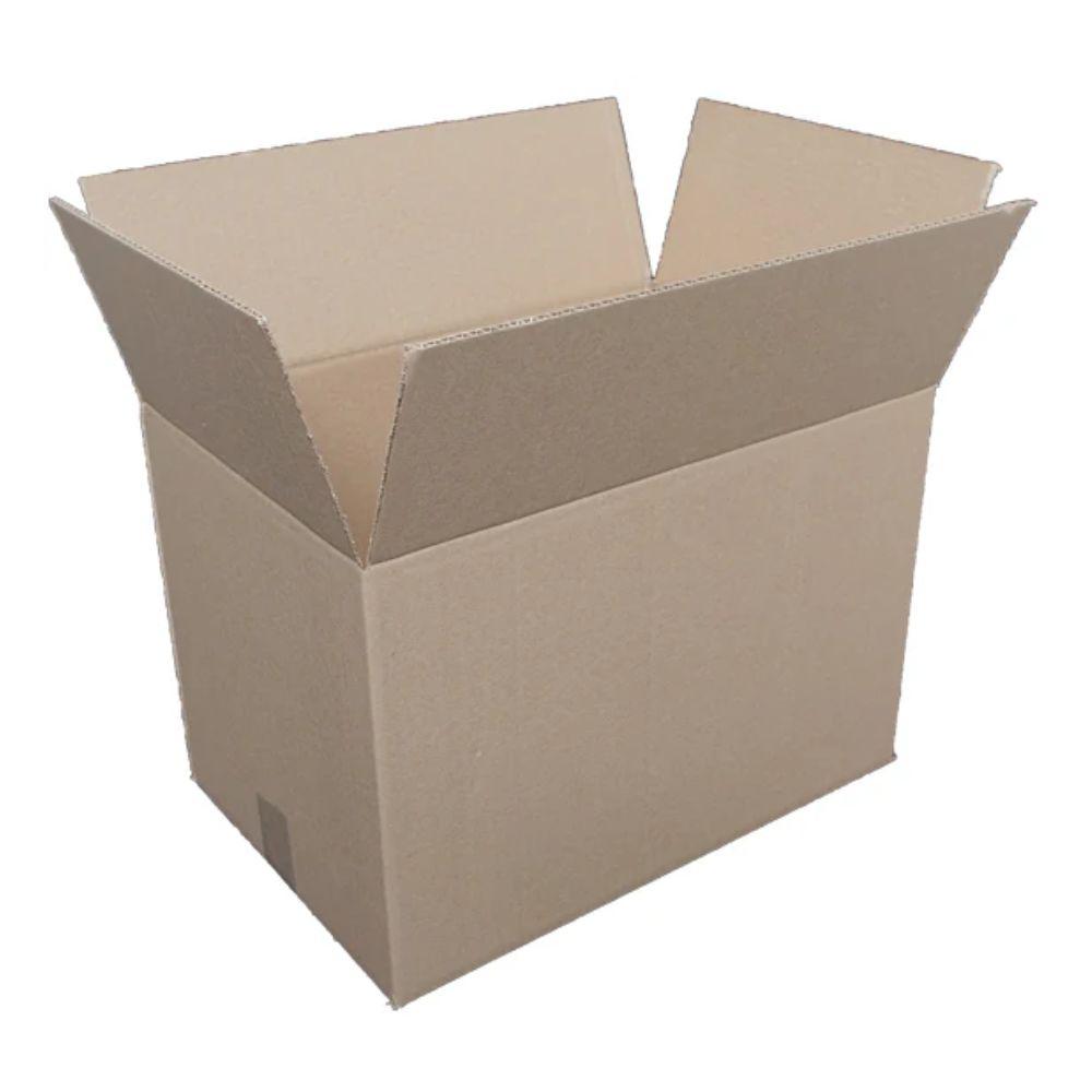 Cardboard box on a white background