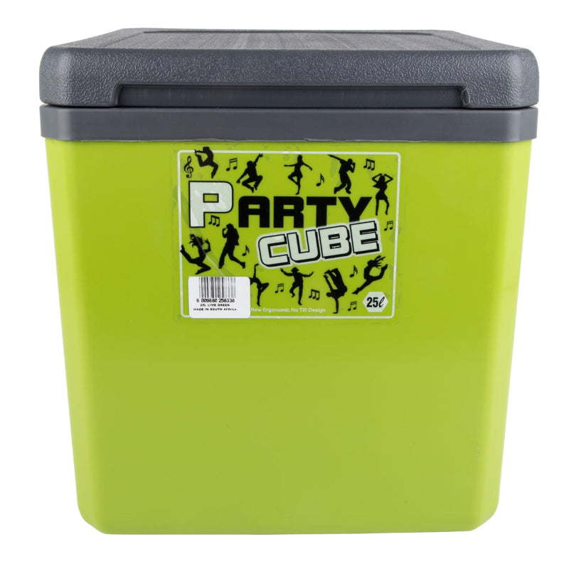 PARTY CUBE COOLER BOX 25L LIME