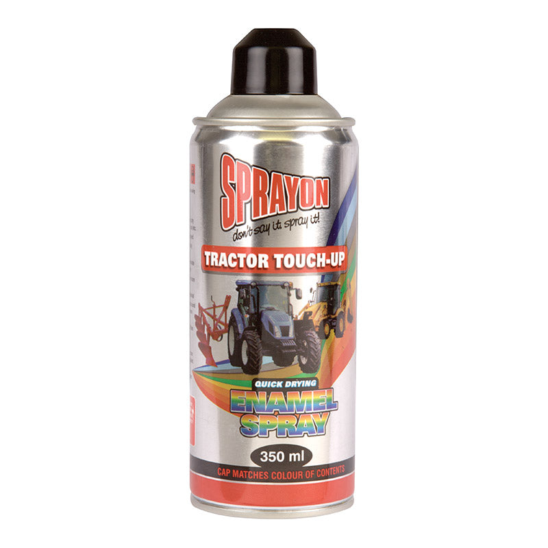 Sprayon Tractor Touch-Up enamel spray can on a white background