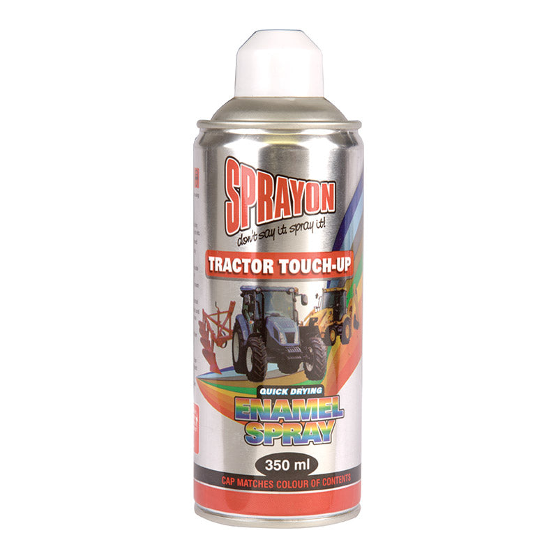 Sprayon tractor touch-up spray can on a white background