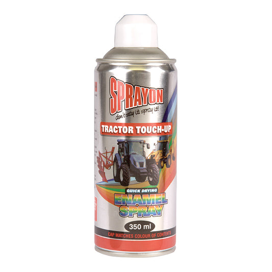 Sprayon tractor touch-up spray can on a white background