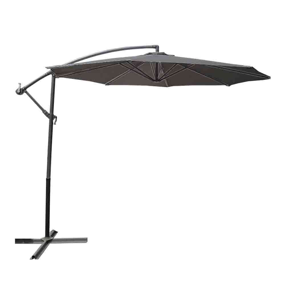 Seagull Cantilever Umbrella 3m Light Grey - GroPlus