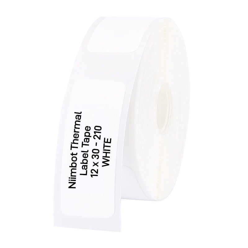 Niimbot D11/D110/D101 12 x 30mm White Thermal Label Roll