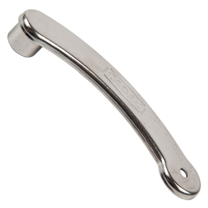 A silver-colored Cadac gas control key for adjusting gas flow in outdoor grills and camping stoves.