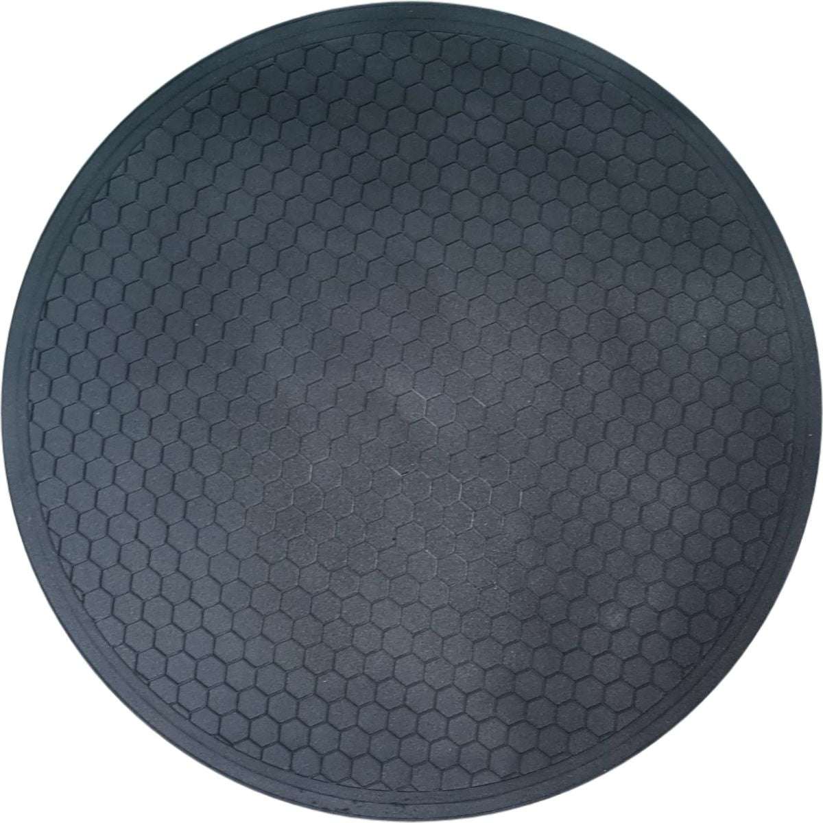A black silicone mat designed for use with a Tafelbraai grill.