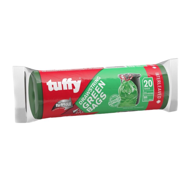 Tuffy Interleaved Drawstring Refuse Bags