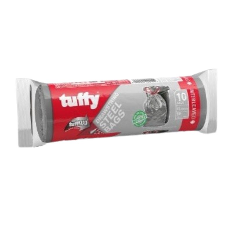 Tuffy Steel Interleaved Drawstring Refuse Bags