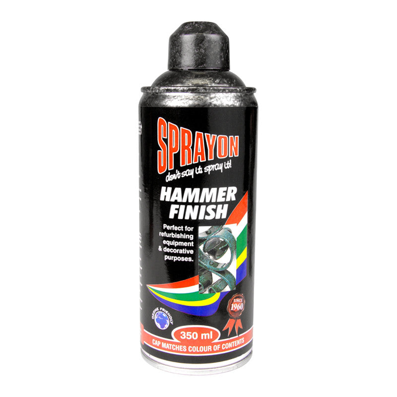Sprayon Hammer Finish spray can on a white background