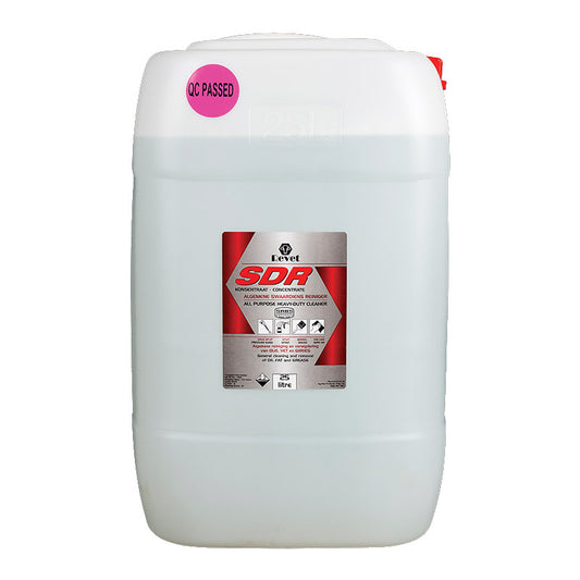A 25-liter container of Revet SDR Concentrate All Purpose Heavy Duty Cleaner & Degreaser.
