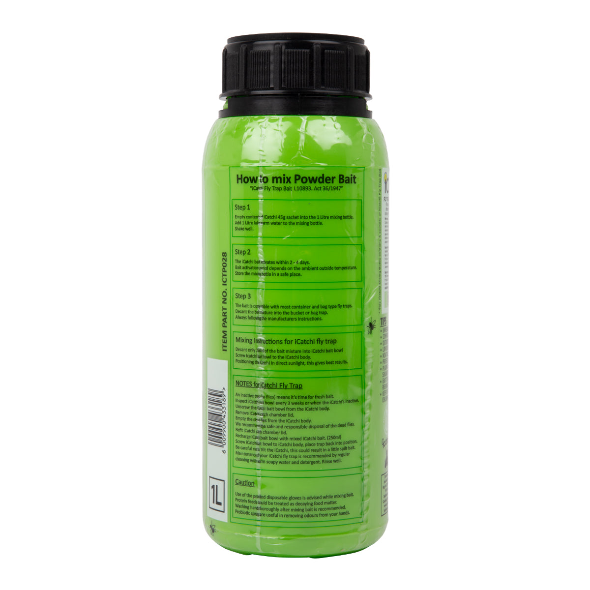 ICATCHI BAIT AND MIXING BOTTLE