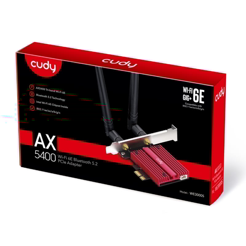 Cudy AX5400 Wi-Fi 6 PCI-E Adapter