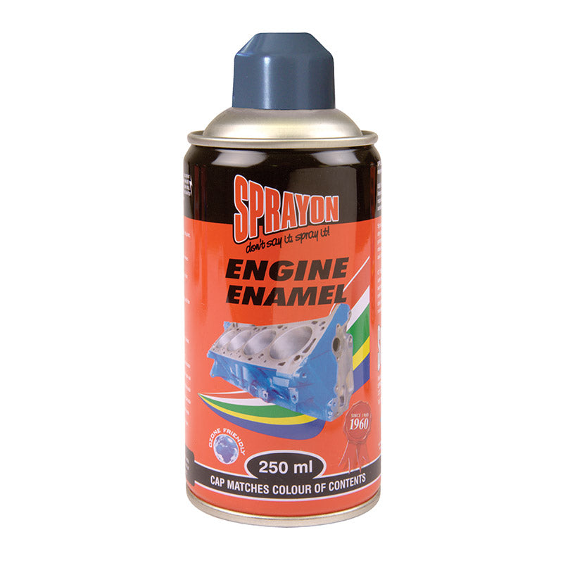 Sprayon Engine Enamel spray can on a white background