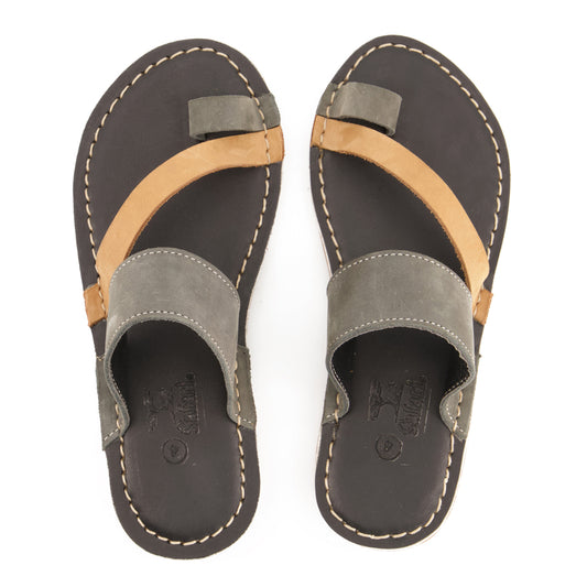 BATA SAFARI PURSUIT LADIES CHARCOAL/TAN