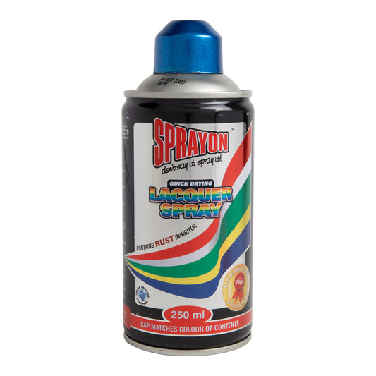 Sprayon lacquer spray can on a white background