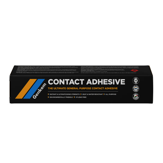 Box of Genken contact adhesive on a white background