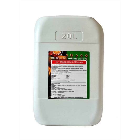 Agri-Magnesium Chelate Liquid Organic Fertiliser 20L | 20L organic option | perfect for South African gardens