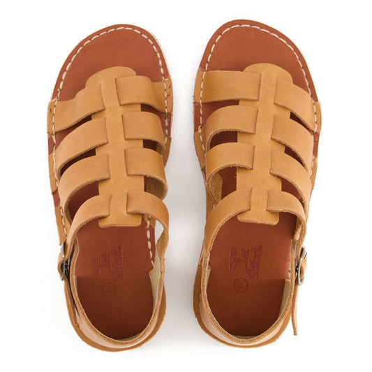 Bata Safari Mens Open Toe Sandal Tan