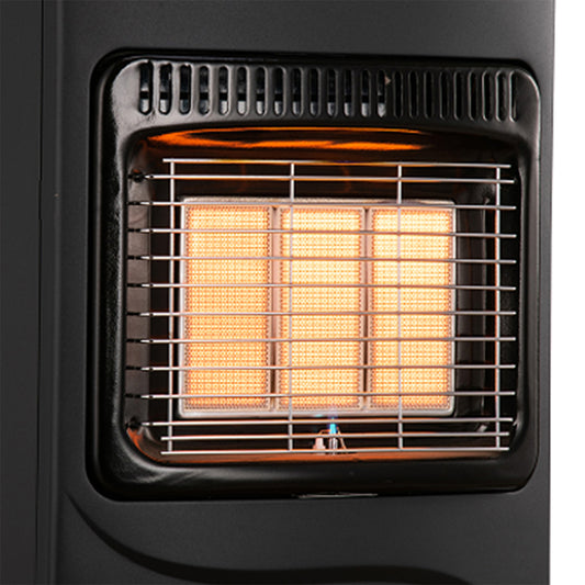 MELLERWARE GAS STEEL HEATER 3 SETTINGS BLACK 4.2KW