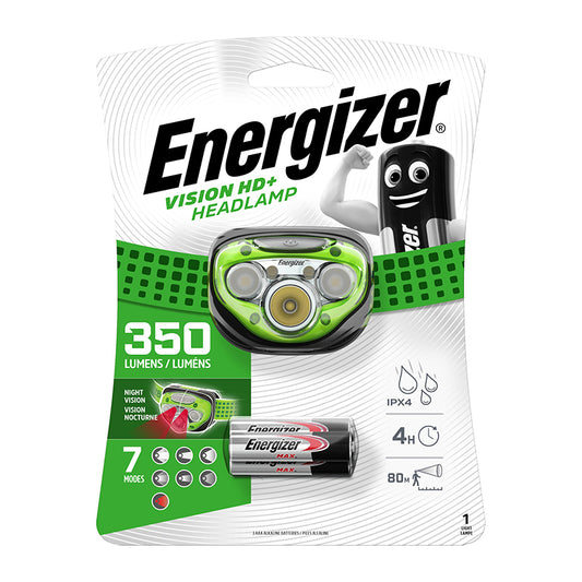 ENERGIZER VISION HD+ HEADLIGHT 350 LUMENS