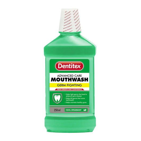 DENTITEX MOUTHWASH COOL SPEARMINT 250ML