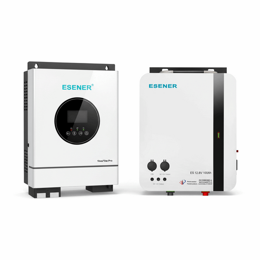 Esener 1kW Inverter and 1.28kWh Battery Combo