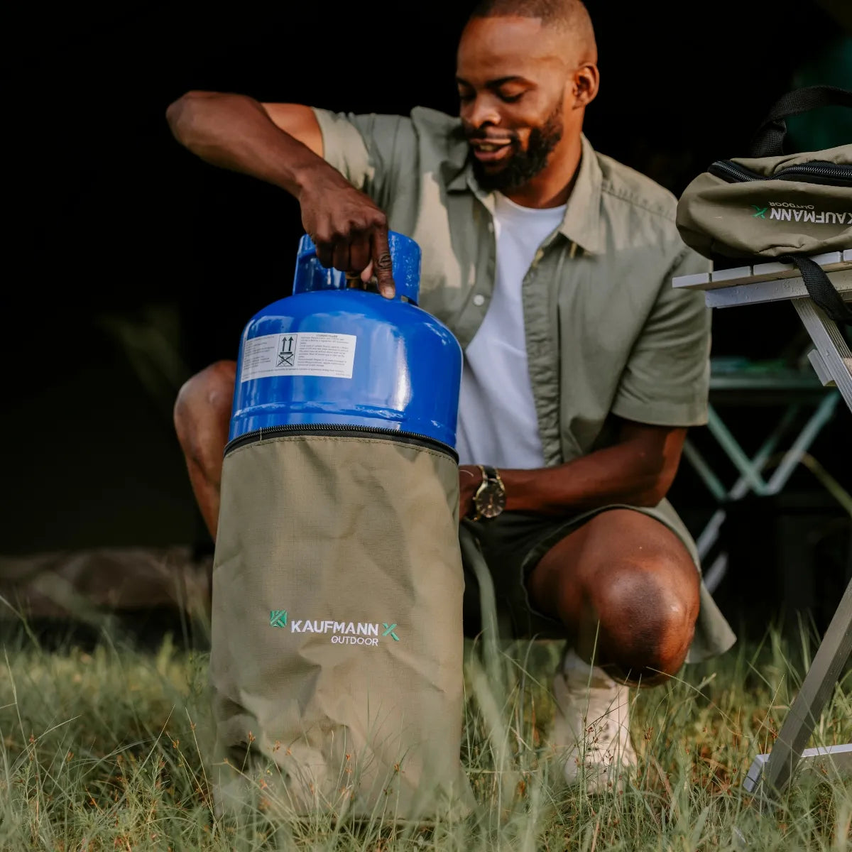 Kaufmann X Outdoor Afri-Canvas Gas Cylinder Bag