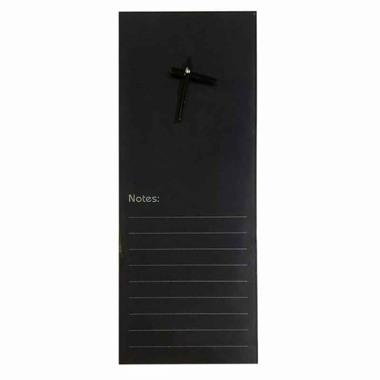 Parrot Glass Wall Clock with Note Board