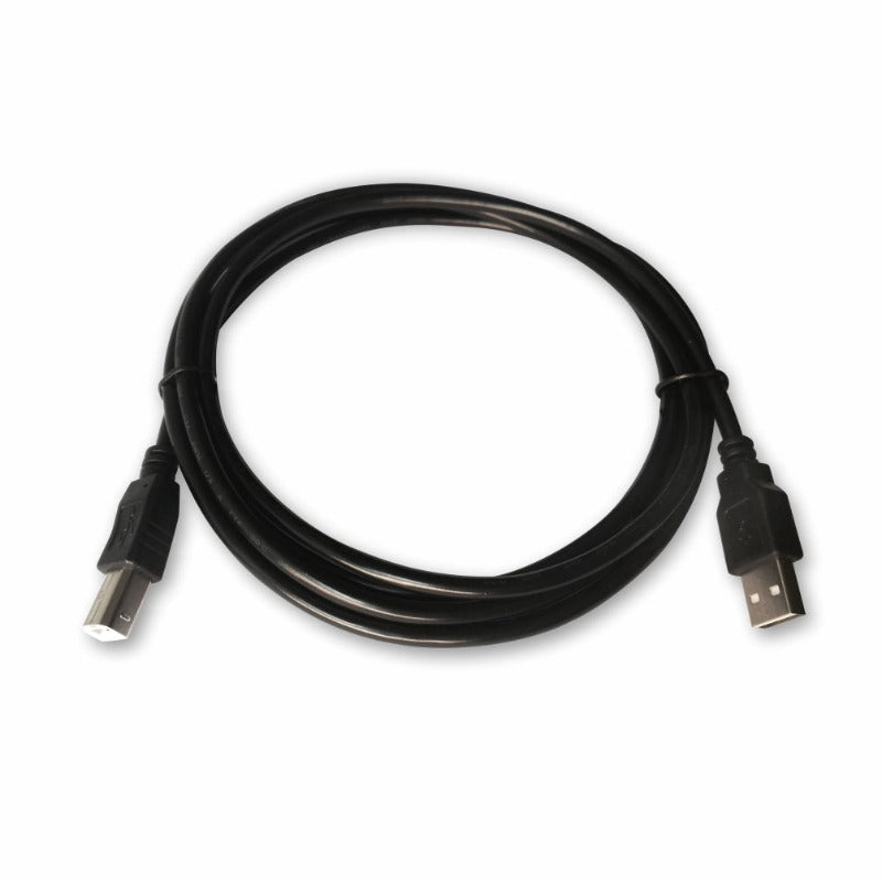 A black Parrot USB Type-A to Type-B cable.